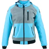 Helstons Softy Air Mesh Damen Motorrad Textiljacke, blau/grau, S
