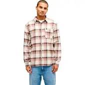 Quiksilver Langarmhemd "Motherfly Plaid", Herren, Gr. XXL, braun (pine bark motherfly), Obermaterial: 100% Baumwolle., Hemden Langarmhemd