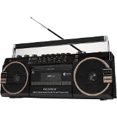 Ricatech PR1980 Kassettenrekorder mit AM/FM/SW Radio USB + SD