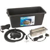 vidaXL Ubbink Wasserfall Set Niagara 30 cm LED mit Pumpe