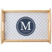 Yoursurprise Personalisiertes Holz-Serviertablett - Beige - 20 x 30 cm