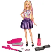 Mattel Barbie Wellen- und Lockenspaß Puppe. DWK49