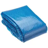 Interline Sommerabdeckung Oval 8,50 x 4,90 m, Poolabdeckung, Überirdischer Pool, Eingebauter Pool, Oval, Blau, 0,18 mm, 4900 mm