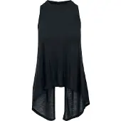 Urban Classics Tanktop "Damen Ladies HiLo Viscose Top" 1 Stk.