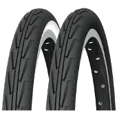Michelin Reifen 500 A Confort (37-440) Junior City Schwarz/Weiß