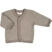 Joha Strickjacke Merinowolle, Sesame Mel, 70