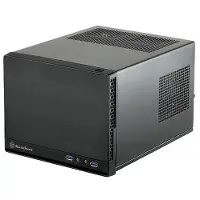 Silverstone SG13, Mini Tower, PC, Schwarz, Mini-DTX, Mini-ITX, Aluminium, Kunststoff, Stahl, 2.5,3.5"