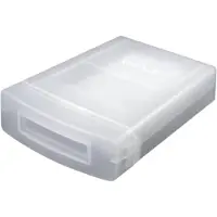 Icy Box IB-AC602a, 3,5" HDD Schutzhülle, transparent, einfach verpackt, Beuteltasche, Kunststoff, Durchscheinend, 3.5", Jede Marke, 120 mm