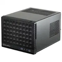 Silverstone SG13, Mini Tower, PC, Schwarz, Mini-DTX, Mini-ITX, Kunststoff, Stahl, 2.5,3.5"
