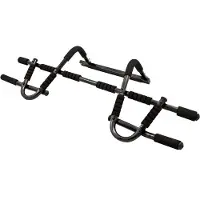 Tunturi Klimmzugstange für die Türe, Multifunktionstrainer für Klimmzüge, Sit ups, Liegestützen, ohne Bohren ohne Schrauben