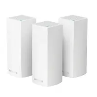 Linksys Velop, Weiß, Intern, Mesh-System, Tri-Band (2,4 GHz / 5 GHz / 5 GHz), Wi-Fi 5 (802.11ac), 2200 Mbit/s