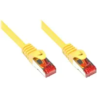 GOOD CONNECTIONS Alcasa 8060-100Y, 10 m, Cat6, S/FTP (S-STP), RJ-45, RJ-45, Gelb
