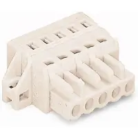 Wago 721-104/031-000 1-Leiter-Federleiste,CAGE CLAMP,2,5 mm2,lichtgrau 721104031000 - 50 Stück