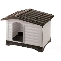 Ferplast Hundehütte Villa 70 Grau 73 x 59 x 53 cm 87253099