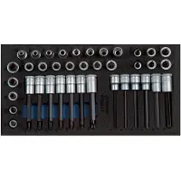 Gedore 1500 CT1-ITX 30 Satz Schraubendrehereinsätze 3/8" in Check-Tool-Modul, 2308983