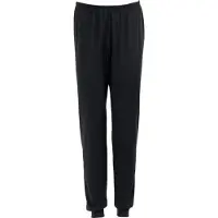 Trigema Schlafanzug "Schlafanzughose Bündchen", Damen, Gr. M, schwarz, Single Jersey, 100% Baumwolle, Homewear-Sets Schlafanzug