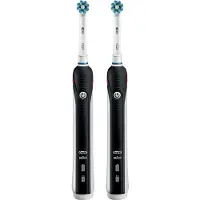 Braun PRO 2 2900, Erwachsener, Tägliche Pflege, Sensibel, Schwarz, 2 min, 30 sec, Cross Action, 3DWhite, Sensi Ultrathin, Sensitive Clean, Precision Clean, Floss Action, Tri Zone,..., Deutschland