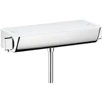 Hansgrohe Select Ecostat Brausethermostat, Aufputz, 13161400, Farbe: Chrom / Weiß