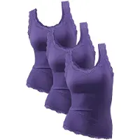H.I.S. Achseltops, H.I.S (3-Stck.) in lila, pink, petrol | Gr.: 48/50