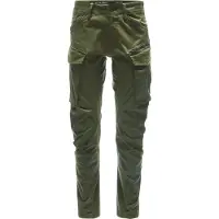 G-Star Cargohose "Rovic Zip 3D Tapered Pant", Herren, Gr. 32, Länge 36, grün (olivgrün), Web, Obermaterial: 97% Baumwolle, 3% Elasthan, unifarben, normal lang, Hosen Cargohose, Tapered Fit