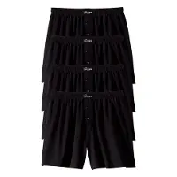 Le jogger Weiter Boxer (4 Stück) in schwarz | Gr.: 7