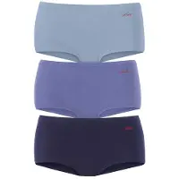 s.Oliver Panty blaufarben Gr. 44/46 (XL) für Damen. Mit Logodruck. Körpernah. Nachhaltig.