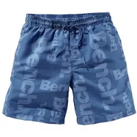 Bench Badeshorts ., Herren, Gr. XXL (58/60), Kurz, blau (blau (kurzgröße)), Microfaser, Polyester, bedruckt, Badehosen Badeshorts, kurze oder lange Form