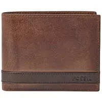 Fossil Geldbörse Quinn Braun ML3653-200 Herren Geldbeutel Leder