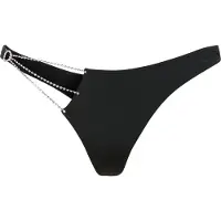 LASCANA String , Damen, Gr. 40/42, schwarz, Microtouch, Obermaterial: 90% Polyamid, 10% Elasthan, bequem, Unterhosen String, mit Strassdetail