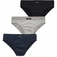 H.I.S. H.I.S Slip in marine, grau-meliert, schwarz | Gr.: XXL