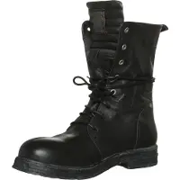 Replay Footwear Evy Frauen Schnürung Leder Militär Stil Stiefel Schwarz – 4,5 Großbritannien - 37 EU - 5,5 US / Schwarz