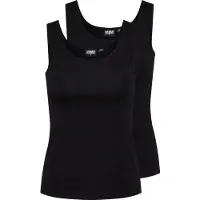 Urban Classics Tanktop "Damen Ladies 2-Pack Basic Stretch Top" 1 Stk.
