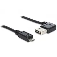 DeLOCK 3m USB 2.0 A - micro-B m/m, 3 m, USB A, Micro-USB B, USB 2.0, Männlich/Männlich, Schwarz