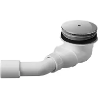 Duravit D-Code Duschwannenablauf, Abgang: waagerecht, chrom, 791260000001000