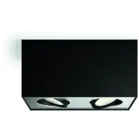 Philips myLiving Box LED-Spot zweiflammig schwarz
