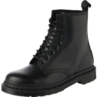 Dr. Martens 1460 MONO Smooth BLACK, Uni-Erwachsene Combat Boots, Schwarz (Bla
