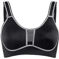 Viania Sport-BH "Sport BH Performance", Damen, Gr. 100, Cup D, schwarz, Obermaterial: 47% Polyamid PA. 41% Polyester PES. 12% Elasthan EL., BHs Sport-BH