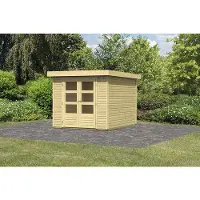 Karibu Woodfeeling Gartenhaus Askola 3 naturbelassen ; 73060