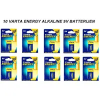 Varta Energy Alkaline-Batterie 9V 6LF22 Blister 1 Stk. - 10er Pack