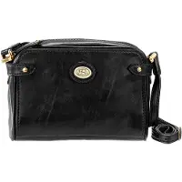 The bridge Story Donna Mini-Bag Schultertasche 04005801 Schwarz/Gold