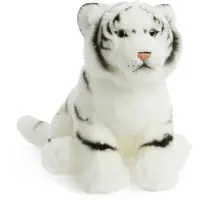 WWF Plüschtier Weißer Tiger (30cm) lebensecht Kuscheltier Stofftier Raubkatze