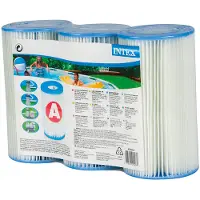 Intex 3er Set Kartusche für Easy-Set Pool Planschbecken Poolpumpe Pumpe Filter Lamellenfilter