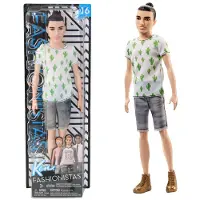 Barbie Ken Fashionistas Doll 3 Cactus Cooler - Slim, Männlich, 3 Jahr(e), Mädchen, Mehrfarbig