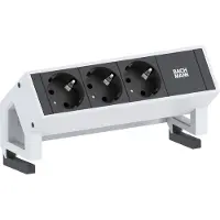 Bachmann DESK2 3x Schutzkontakt GST18, weiß