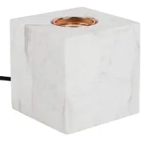 Zuiver BOLCH MARPLE WHITE Tischleuchte aus Marmor 8,5x8,5x8,5 cm