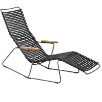 Houe Sunrocker Click schwarz, Designer Henrik Pedersen, 64x90 cm