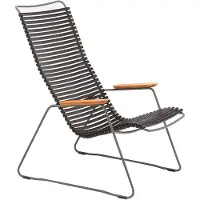 Houe CLICK Relaxsessel Lounge Chair Bambusarmlehnen Stahlgestell