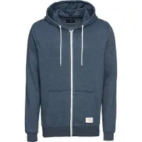 Blend Kapuzensweatjacke "BHNOAH" aus Baumwolle und Polyester, Slim Fit, mit Reißverschluss