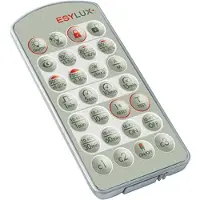 ESYLUX EM10425530, Drucktasten, Grün, Metallisch, Silber
