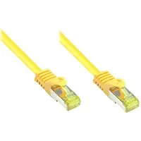 Alcasa Cat. 7 RJ45 Patchkabel S/FTP, PiMF, gelb, halogenfrei, 20 m